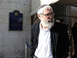 Раввин Мордехай Элон в мировом суде в Иерусалиме, 18 декабря 2013 года