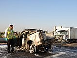 Место аварии на 5-м шоссе. 27.12.2013