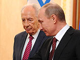 Шимон Перес и Владимир Путин
