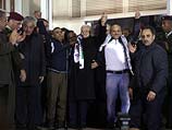 Встреча свобожденных убийц в Рамалле. 31 декабря 2013 года