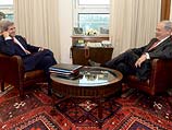 Госсекретарь США Джон Керри и премьер-министр Израиля Биньямин Нетаниягу. Иерусалим, 5 декабря 2013 года