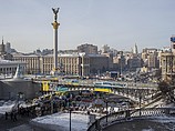 Площадь Независимости в Киеве, 27 января 2014 г.
