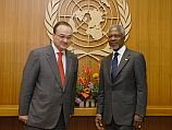 Насер аль-Кидва и Кофи Аннан