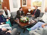 Встреча представителей "Адасы" и профсоюза медицинских работников со спикером Кнессета Юлием Эдельштейном. 9 февраля 2014 года