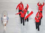 Сборная Ливана на церемонии открытия Олимпиады в Сочи. 7 февраля 2014 года