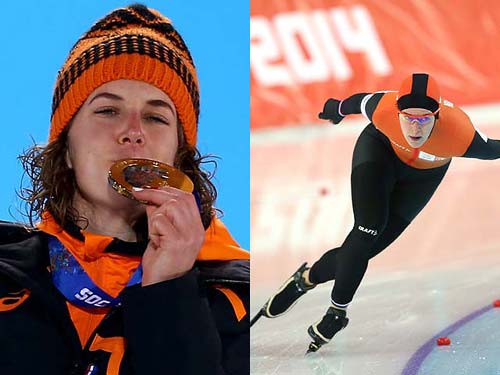 Ирен Вюст (Нидерланды) &#8211; конькобежный спорт, две золотые медали, три серебра