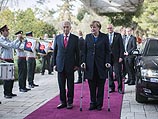 Меркель и Перес. 25 февраля 2014 года