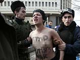 Акция FEMEN в Симферополе. 6 марта 2014 года