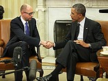 В Вашингтоне прошла встреча Барака Обамы и Арсения Яценюка, 12 марта 2014 г.