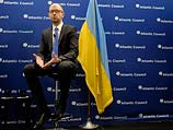 Премьер-министр Украины Арсений Яценюк в Вашингтоне
