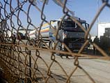 Доставка "катарского" топлива в сектор Газы через КПП "Керем Шалом". 15 декабря 2013 года
