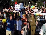 Во время гей-парада в Израиле