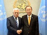 Махмуд Аббас и генсек ООН Пан Ги Мун. Сентябрь 2013 года