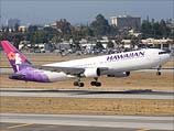 Вылет самолета Hawaiian Airlines из аэропорта Сан-Хосе