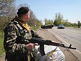 Блокпост в Донецкой области. 24.04.2014