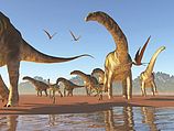 Аргентинозавр, считающийся одним из самых крупных динозавров