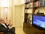 Биньямин Нетаниягу смотрит матч "Маккаби"-"Реал"