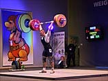 Даниэль Чертков толкает 160 кг на чемпионате Европы по тяжелой атлетике. Май 2014, Цеханув (Польша)