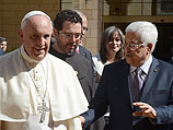 Папа Римский Франциск и Махмуд Аббас 25 мая 2014 года