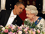 Барак Обама и королева Елизавета II 
