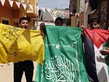 Празднование примирения ХАМАС и ФАТХ в Газе