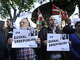 Демонстрация в Сан-Себастьяне 2 июня 2014 года
