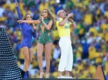 Чемпионат мира по футболу открыла Дженнифер Лопес в "смелом наряде"