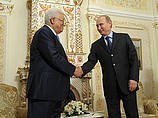 Встреча президента РФ Владимира Путина и председателя ПНА Махмуда Аббаса. 25 июня 2014 г.