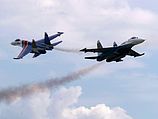 Российские Су-27 (иллюстрация)