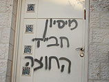 На стенах домов в Бейт-Шемеше оставлены надписи "светские и собаки &#8211; вон"