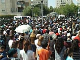 Похоронная процессия Эяля Эфраха в Эляде. 1 июля 2014 года