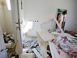 Последствия ракетного обстрела Сдерота. 3 июля 2014