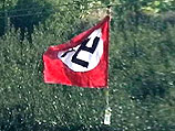 Нацистский флаг над деревней Бейт-Умар