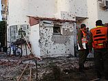 Последствия ракетного обстрела в Беэр-Шеве. 10.07.2014