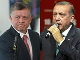 Король Иордании Абдалла II и премьер-министр Труции Реджеп Тайип Эрдоган