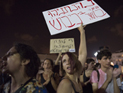 В Тель-Авиве проходит антивоенный митинг