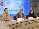 Во время пресс-конференции представителей ФМС России в РИА Новости