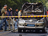 Последствия теракта против автомобиля израильского военного атташе. Нью-Дели, февраль 2012 года  