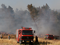 В Бейт-Шемеше ультраортодоксы забросали камнями пожарных, боровшихся с огнем