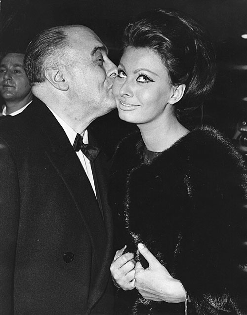 Софи Лорен и Карло Понти в 1965 году