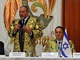 Д-р Игорь Бранован,д-р Дмитрий Щиглик  (Amеrican Forum for Israel), Авигдор Либерман и Лев Леваев. 29 сентября 2014 года