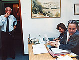 Марит Данон в канцелярии Ицхака Рабина