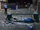 Последствия нападения арабов на заправочную станцию в Иерусалиме 7 сентября 2014 года  
