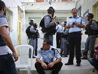 Израильские полицейские в квартале Сильван
