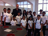 Ади Тамир с участниками индийской сборной  на чемпионате в Дрездене