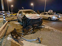 Лобовое столкновение автомобилей на шоссе Арава: один человек погиб, семеро ранены