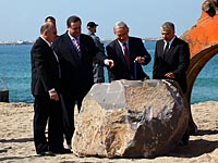 Заложен первый камень в строительство нового морского порта в Ашдоде. 28 октября 2014 года