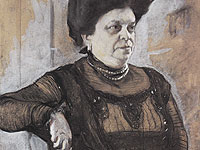 В.А.Серов. Портрет Анны Цетлиной. 1909  