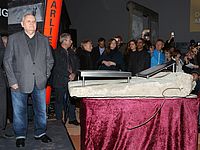 Михаил Горбачев на бывшем КПП "Чарли". Берлин, 07.11.2014