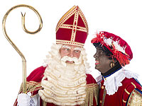 Персонажи Санта-Клаус и Черный Питер 